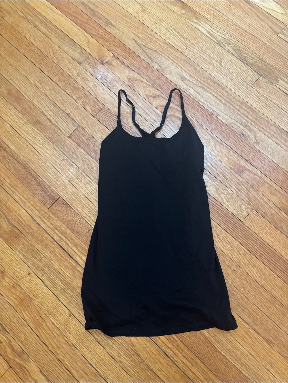 A stretchy work out dress